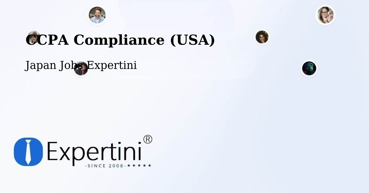 CCPA Compliance (USA) - Japan Jobs Expertini