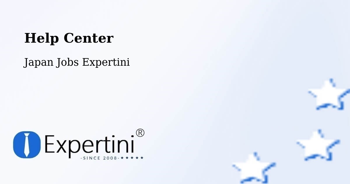 Help Center - Japan Jobs Expertini